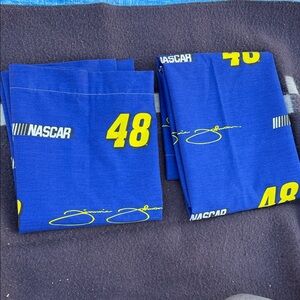 NASCAR Blue and Yellow 48 Pillowcases